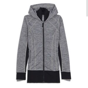 Lululemon Daily Practice Jacket gray black size 2